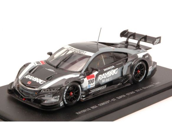 Ebbro EB45091 HONDA NSX CONCEPT-GT N.100 SUPER GT500 OKAYAMA TEST 2014 1:43 Modellino