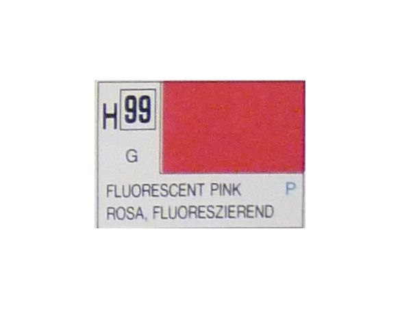 Gunze GU0099 FLUORESCENT PINK GLOSS ml 10 Pz.6 Modellino