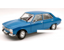 Welly WE1311 PEUGEOT 504 1975 BLUE 1:18 Modellino