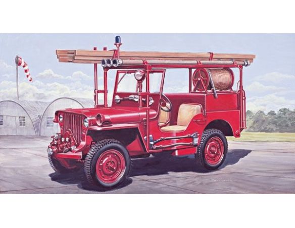 Italeri IT3722 FIRE JEEP KIT Pompieri