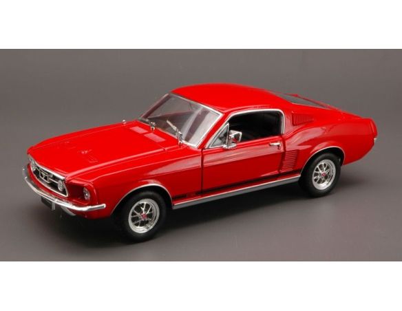 Welly WE2688 FORD MUSTANG GT 1967 RED 1:24 Modellino