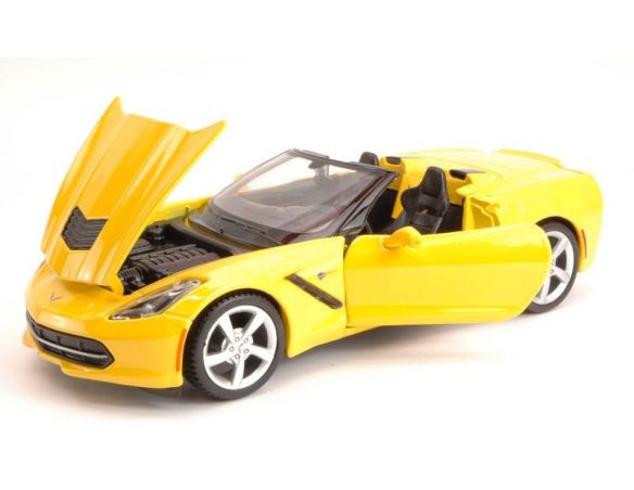 Maisto MI31501Y CORVETTE STINGRAY COUPE' 2014 YELLOW 1:24 Modellino