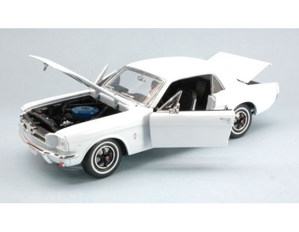 Welly WE2519 FORD MUSTANG 1964 1/2 WHITE 1:18 Modellino