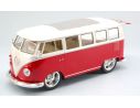 Welly WE0951 VW T1 BUS 1963 HOTRIDER RED W/WHITE ROOF 1:24 Modellino