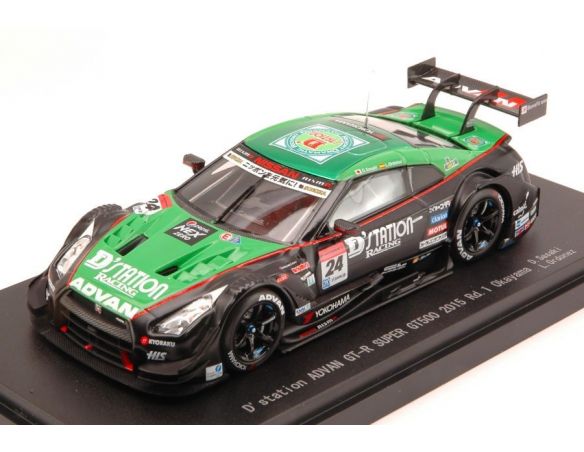 Ebbro EB45263 NISSAN GT-R N.24 11th OKAYAMA 2015 SUPER GT500 SASAKI-ORDONEZ 1:43 Modellino