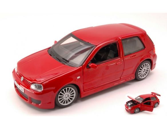 Maisto MI31290R VW GOLF R32 2002 RED 1:24 Modellino