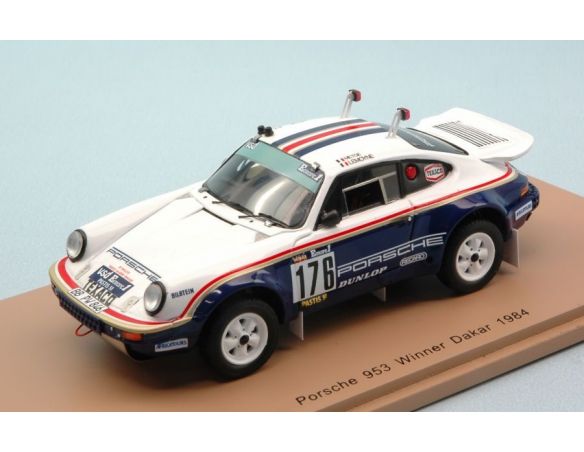 Spark Model S4880 PORSCHE 953 N.176 WINNER DAKAR 1984 R.METGE-D.LEMOYNE 1:43 Modellino