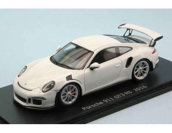 Spark Model S4928 PORSCHE 911 GT3 RS 2016 WHITE 1:43 Modellino