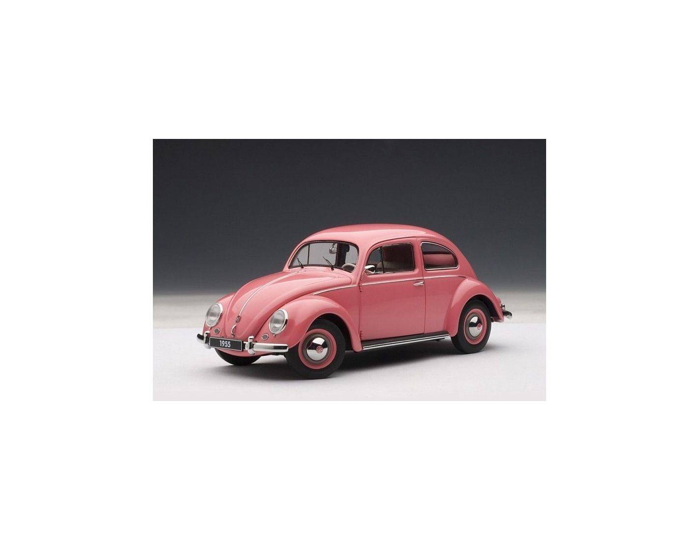 Auto Art / Gateway AA79775 VW BEETLE 1200 LIMOUSINE 1955 PINK 1:18 Modellino