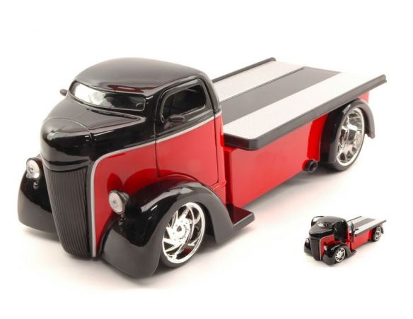 Jada JADA96959R FORD COE 1947 RED/BLACK 1:24 Modellino