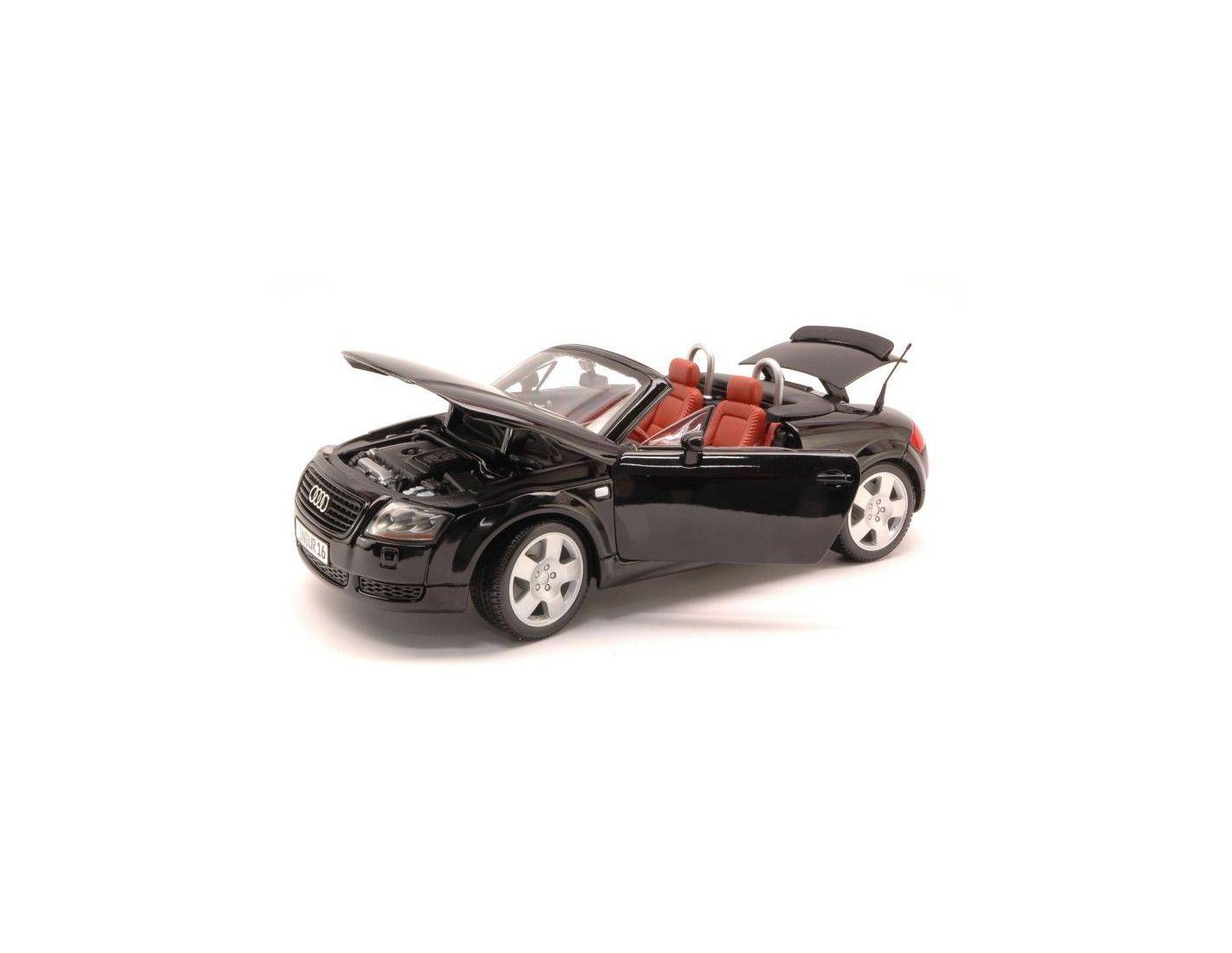 maisto mi31878 audi tt roadster 2001 black 118 modellino