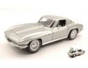 Maisto MI31640S CHEVROLET CORVETTE 1965 SILVER 1:18 Modellino