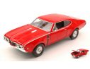 Welly WE24024R OLDSMOBILE 442 1968 RED 1:24 Modellino