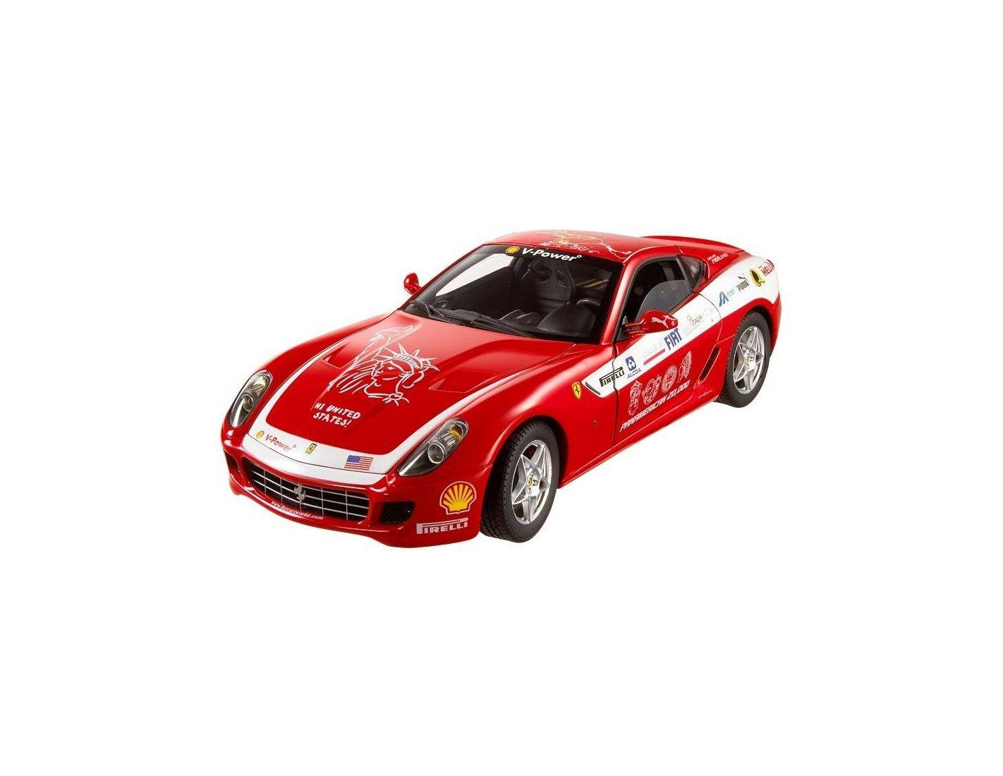 Mattel L7117 FERRARI 599GTB FIORANO USA RED 1/18 Modellino