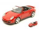 Motormax MTM73348RD PORSCHE 911 (997) TURBO CABRIO 2005 RED 1:24 Modellino