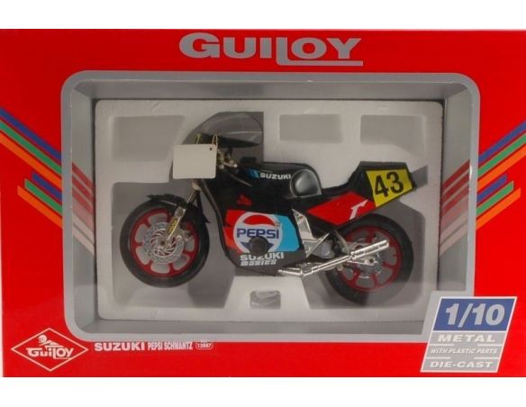 Guiloy GY13803 SUZUKI PEPSI N.43 K.SCHWANTZ 1:10 Modellino