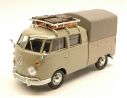 Motormax MTM79553 VW TYPE 2 (T1) 1965 PICK UP CLOSED WITH ROOF RACK BEIGE 1:24 Modellino