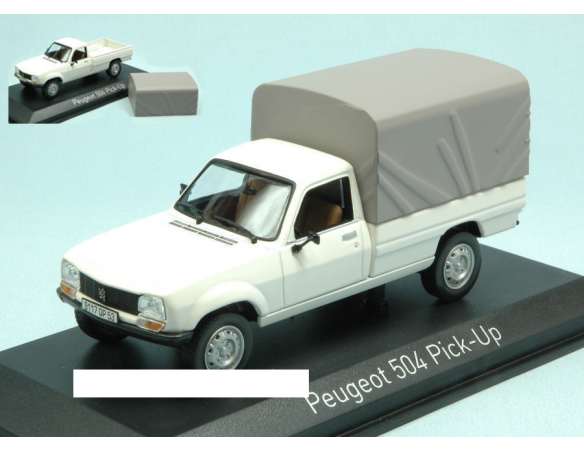 Norev NV475449 PEUGEOT 504 PICK UP CLOSED 1985 WHITE 1:43 Modellino