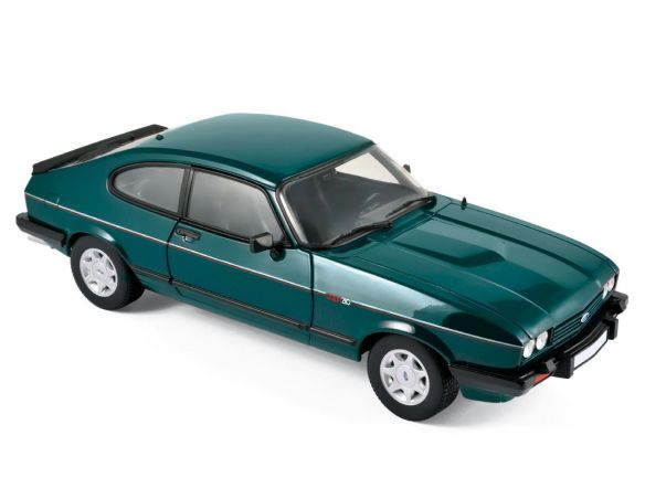 Norev NV182718 FORD CAPRI 280 BROOKLANDS 1986 GREEN METALLIC 1:18 Modellino