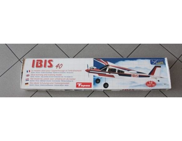 LASER MODELS IBIS 40 BALSA MODELLO KIT AEREO LEGNO