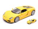 Welly WE24055H-YE PORSCHE 918 SPYDER 2013 YELLOW 1:24 Modellino