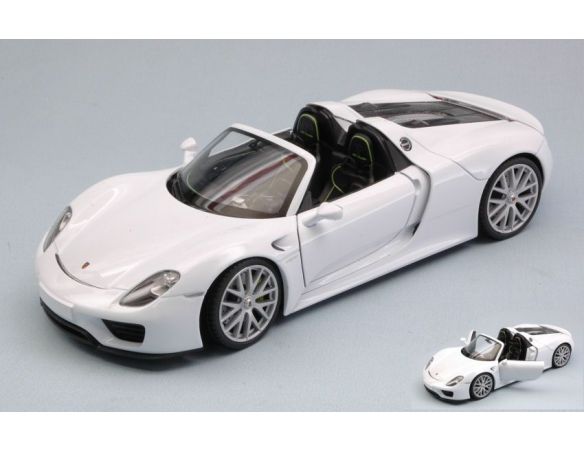 Welly WE24055CW PORSCHE 918 SPYDER 2013 WHITE 1:24 Modellino