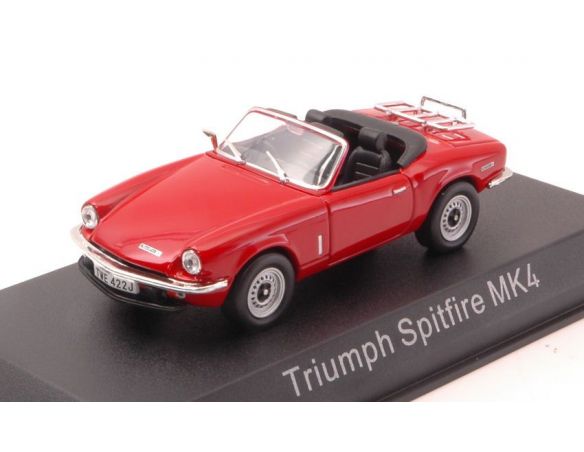 Norev NV350098 TRIUMPH SPITFIRE MK4 1972 PIMENTO RED 1:43 Modellino