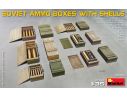 Miniart MIN35261 SOVIET AMMO BOXES W/SHELLS KIT 1:35 Modellino