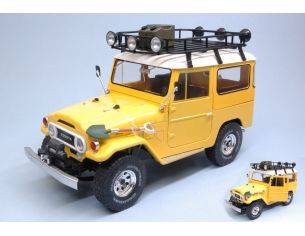 Triple 9 T9-1800151 TOYOTA LAND CRUISER FJ40 1967 YELLOW W/WHITE ROOF 1:18  Modellino