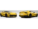 Looksmart LS18014A FERRARI 812 SUPERFAST GIALLO MODENA (SHINY) C/VETRINA 1:18 Modellino