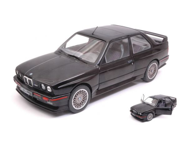 Solido SL1801501 BMW E30 SPORT EVO 1990 BLACK 1:18 Modellino