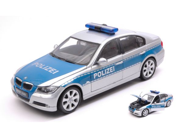 Welly WE22465BP BMW 330 I POLIZEI 1:24 Modellino