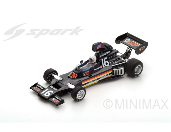 Spark Model S3837 SHADOW DN5B T.PRYCE 1976 N.16 3rd BRAZILIAN GP 1:43 Modellino