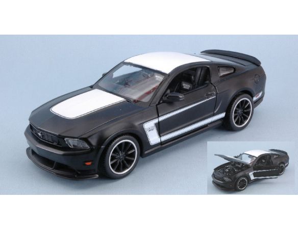 Maisto MI31269Z FORD MUSTANG BOSS 302 (DULL BLACK COLLECTION) 1:24 Modellino