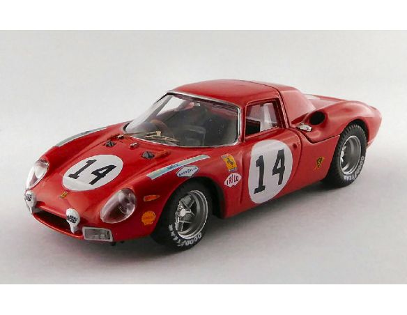 Best Model BT9294-2 FERRARI 275 LM N.14 ACCIDENT LM 1968 M.GREGORY-C.KOLB 1:43 Modellino