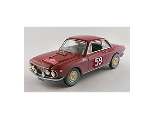 Best Model BT9739 LANCIA FULVIA HF N.59 WINN.CLASS MONTE CARLO 1966 CELLA-LOMBARDINI 1:43 Modellino