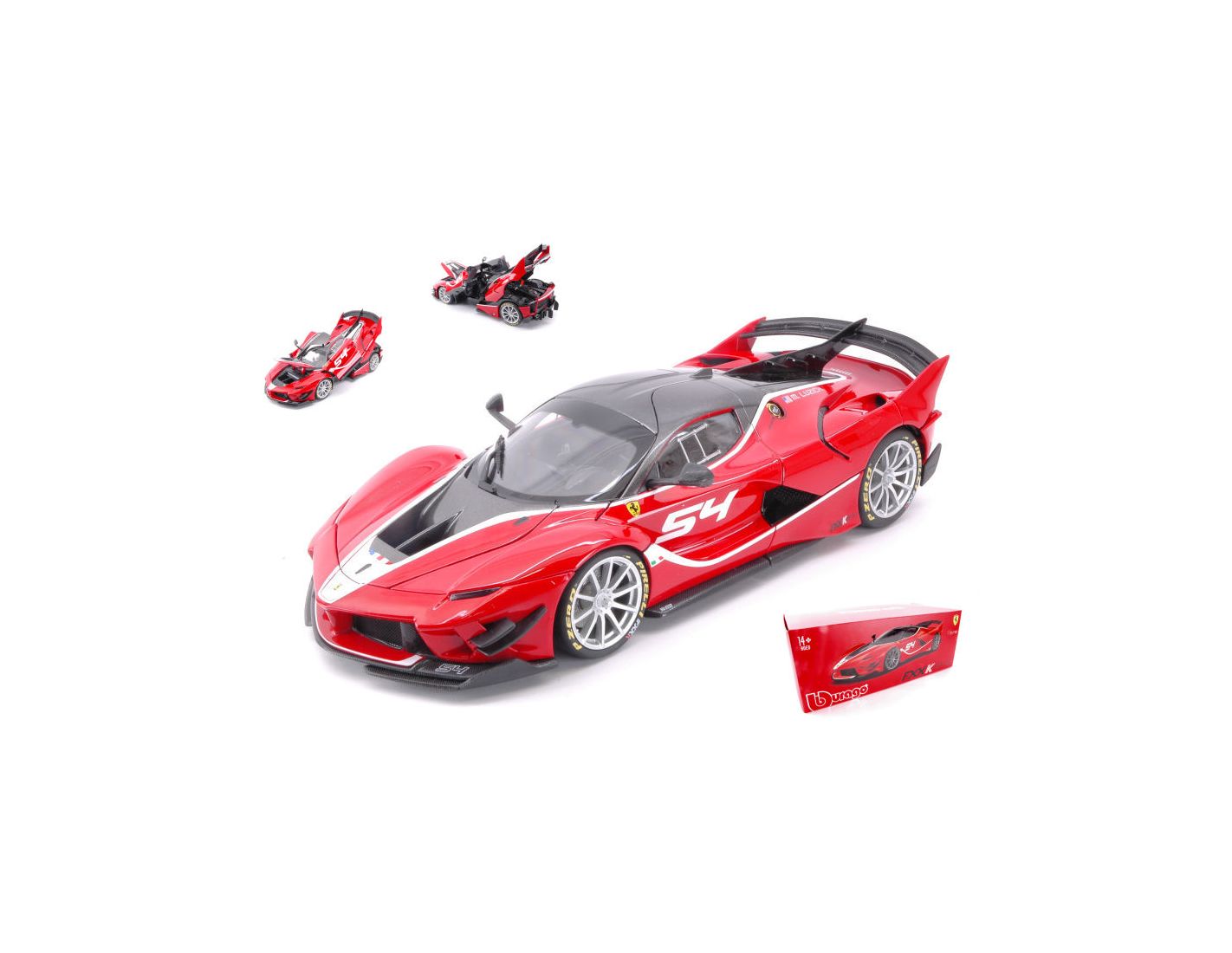 Bburago Bu Ferrari Fxx K Evoluzione N Red Signature Modellino