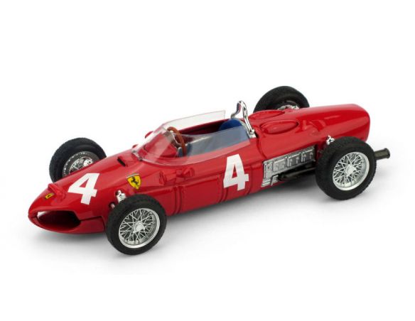 Brumm BM0640 FERRARI 156 F1 W.V.TRIPS 1961 N.4 DNF ITALY GP 1:43 Modellino