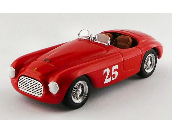 Art Model AM0404 FERRARI 166 TOURING BARCHETTA N.25 WINNER PALM SPRINGS 1951 M.LEWIS 1:43 Modellino