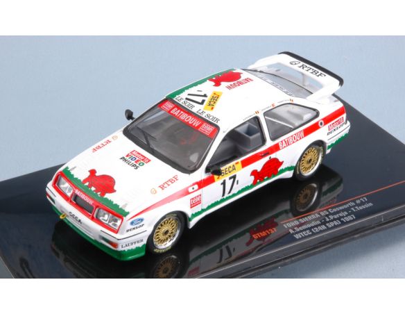 Ixo model GTM137 FORD SIERRA RS COSW.N.17 WTCC 24H SPA 1987  SEMOULIN-PAREJA-TASSIN 1:43 Modellino