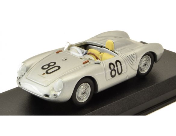 Best Model BT9751 PORSCHE 550 RS N.80 TARGA FLORIO 1958 SCARLATTI-BARTH 1:43 Modellino