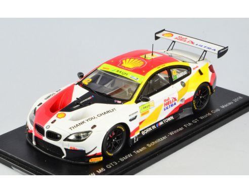 Spark Model S43MC18 BMW M6 GT3 N.42 WINNER FIA GT WORLD CUP MACAU 2018  A.FARFUS 1:43 Modellino