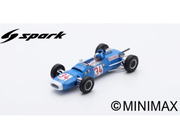 Spark Model S7180 MATRA MS5 JEAN-PIERRE BELTOISE 1966 N.34 WINNER F2 GERMAN GP 1:43 Modellino