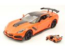 Motormax MTM79356O CORVETTE ZR1 2019 ORANGE 1:24 Modellino