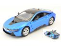 Motormax MTM79359B BMW i8 COUPE 2019 BLUE 1:24 Modellino