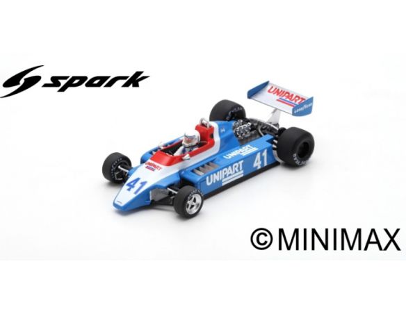 Spark Model S5307 ENSIGN N180 GEOFF LEES 1980 N.41 DNF DUTCH GP 1:43 Modellino