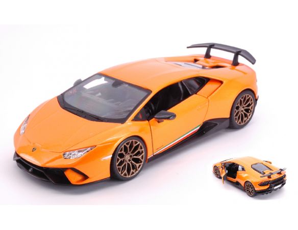 Bburago BU21092OR LAMBORGHINI HURACAN PERFORMANTE METALLIC ORANGE 1:24 Modellino