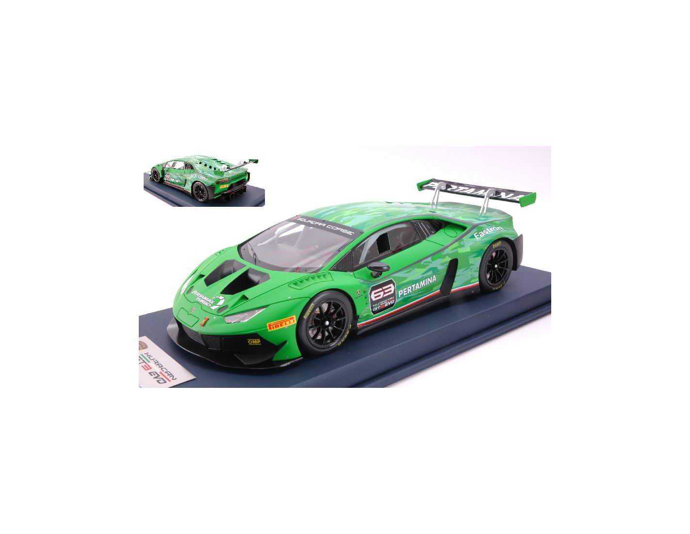 Looksmart LS18020A LAMBORGHINI HURACAN GT3 EVO RACING LIVERY 1:18 Modellino