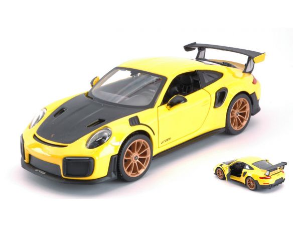 Maisto MI31523 PORSCHE 911 GT2 RS SPECIAL EDITION YELLOW 1:24 Modellino