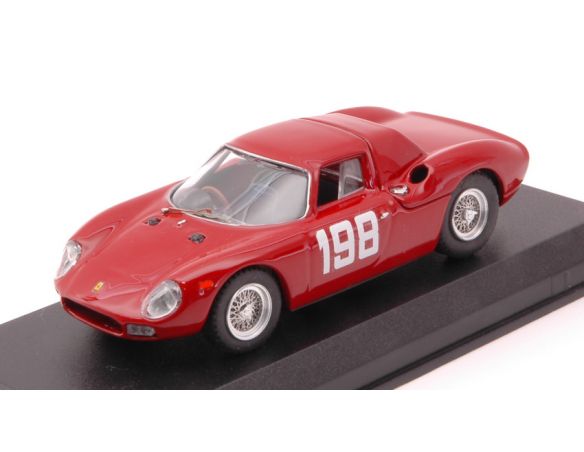 Best Model BT9767 FERRARI 250 LM N.198 WINNER COPPA F.I.S.A. MONZA 1966 E.LUALDI 1:43 Modellino